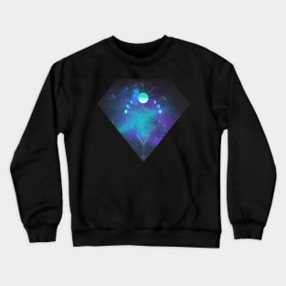 Divine Geometry Moon Phases Spirituality Crewneck Sweatshirt